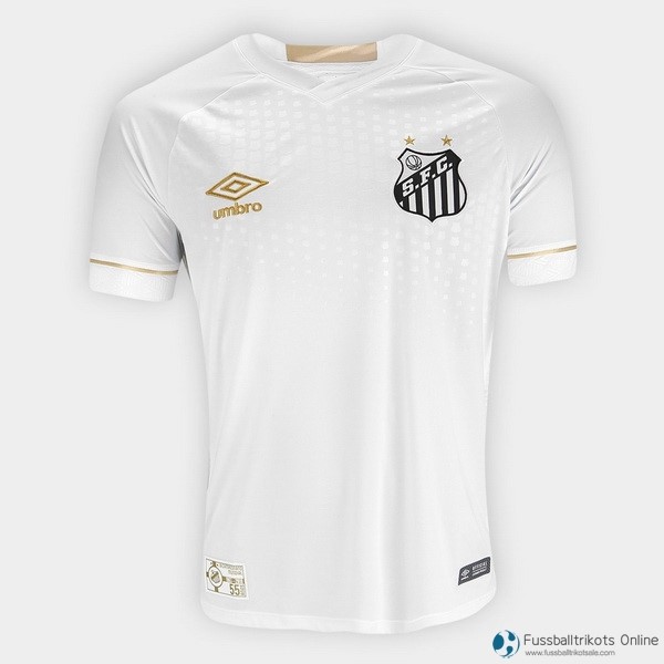 Santos Trikot Heim 2018-19 Weiß Fussballtrikots Günstig